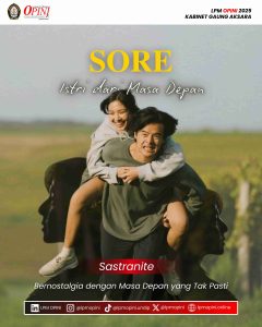 Resensi dan Sinopsi Film Sore: Istri dari Masa Depan (Desain: Davino Krisna Hernawan)