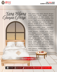 Cerpen Yang Hilang Tanpa Pergi (Desain: Aulia Laila Khalila)